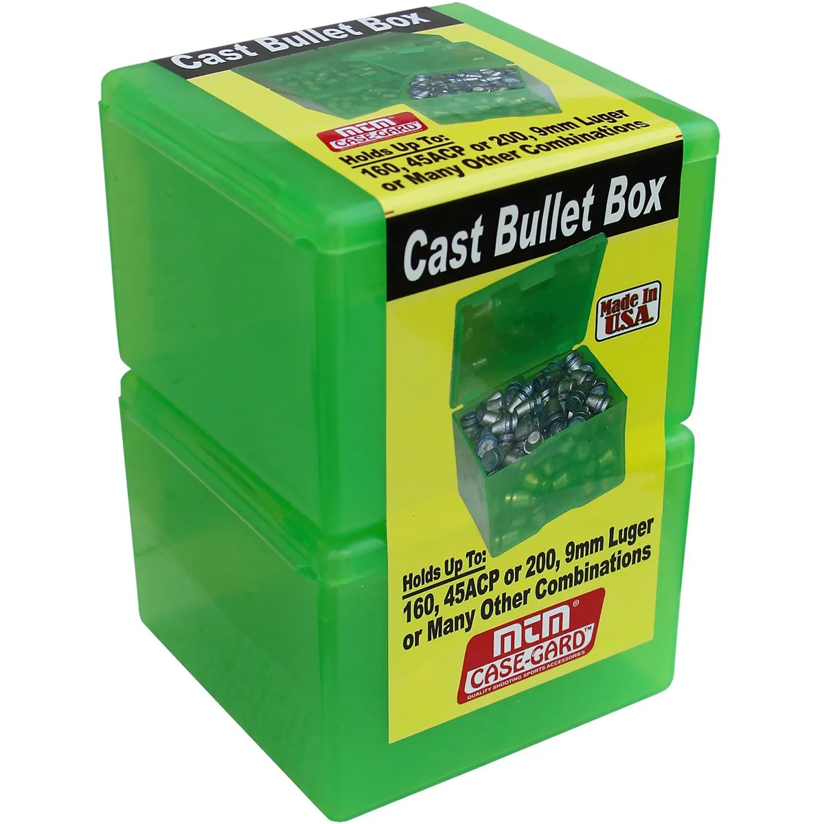 MTM Kuleboks 2-Pack Grønn Cast-1-16, For Oppbevaring Av Løse Kuler