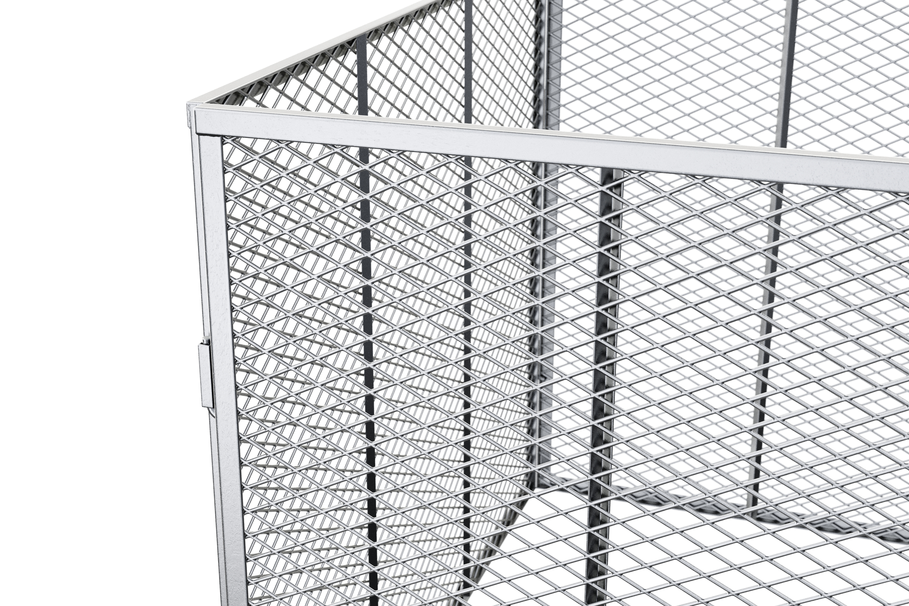 Komposter Metall 800L 100 x 100 x 80 cm