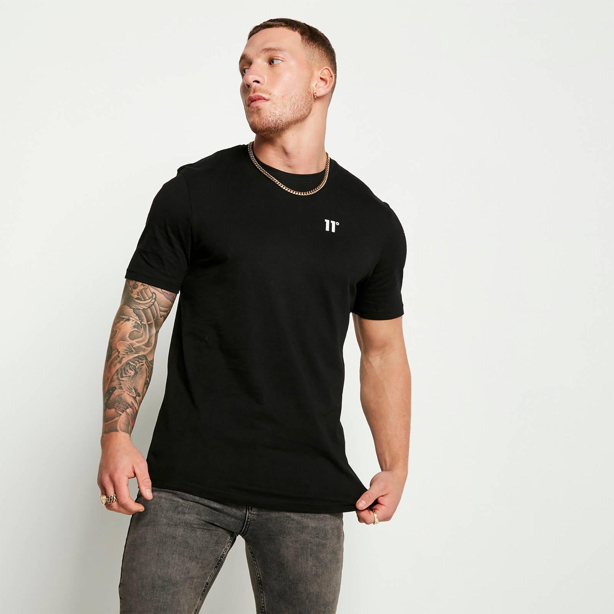 11 Degrees 11D 3 Pack Essential Short Sleeve T Shirts