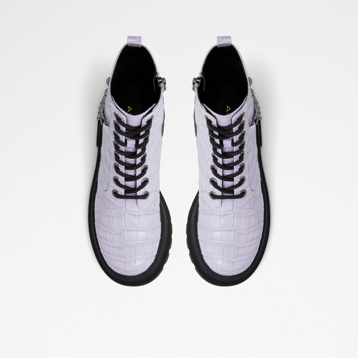 Grandeur Purple Women Combat boots