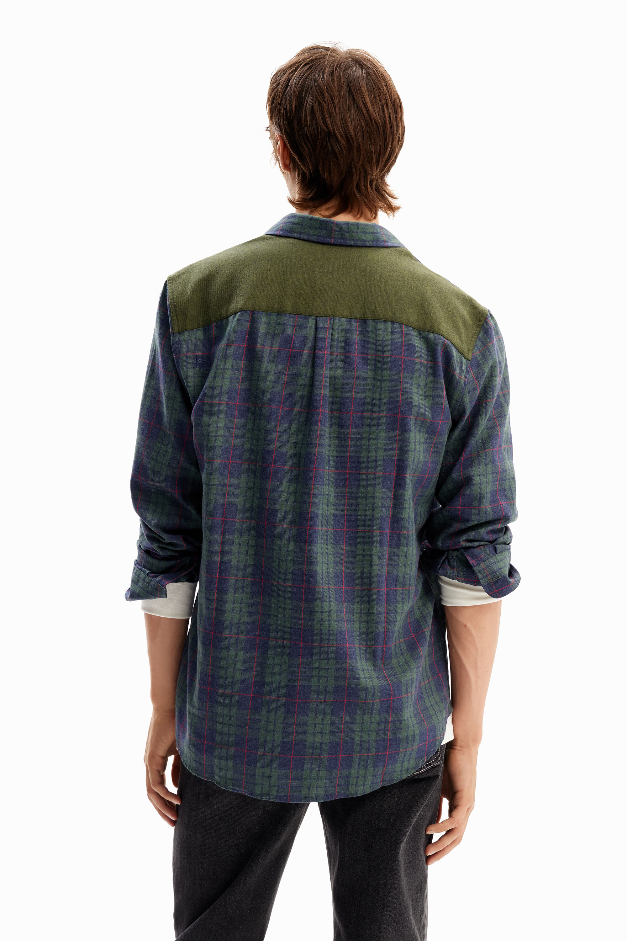 Camisa cuadros franela