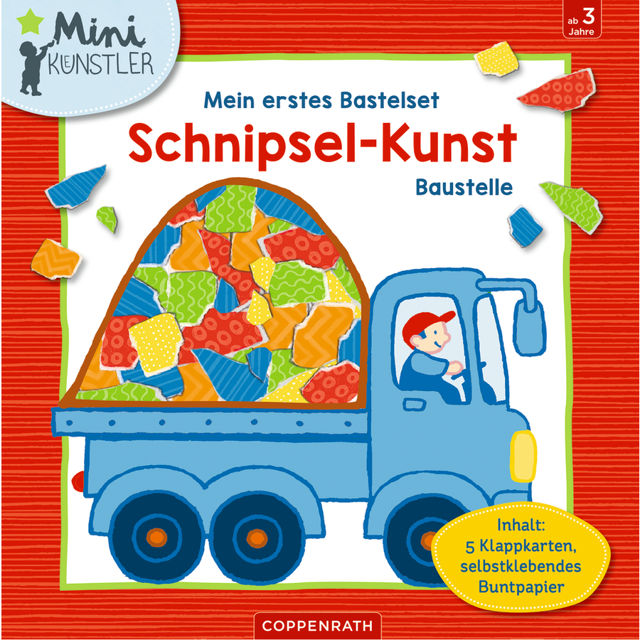 Coppenrath Mein erstes Bastelset: Schnipsel-Kunst - Baustelle (Mini-Künst.)