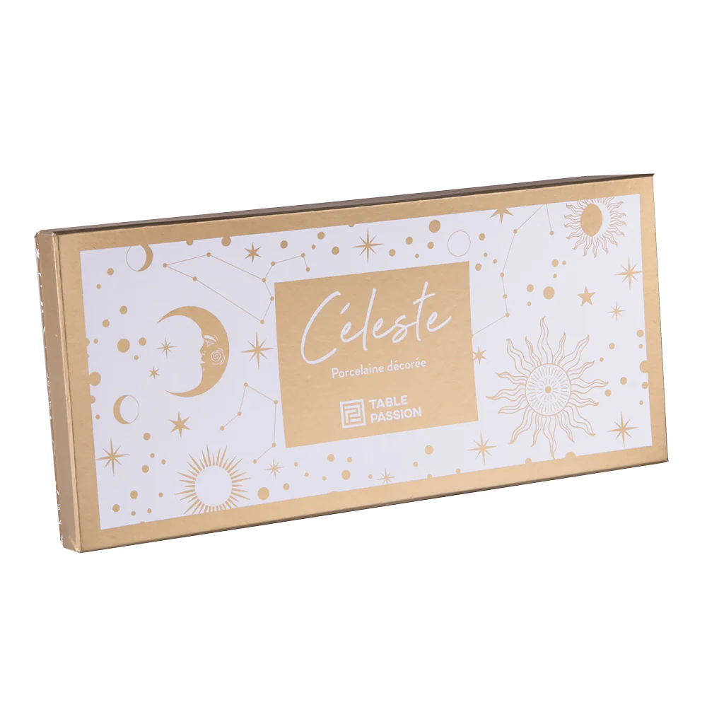 Plat à cake 36 cm Céleste Table passion