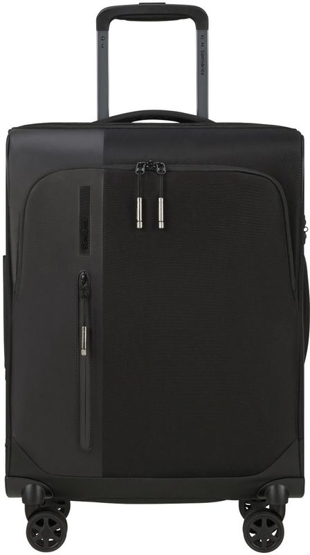 Samsonite - BIZ2GO TRVL Spinner 55 DF - Handbagage Koffer - Zwart - Recyclex