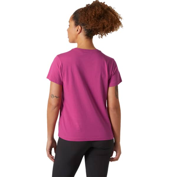T-shirt HELLY HANSEN W LOGO T-SHIRT 2.0 MAGENTA 2.0
