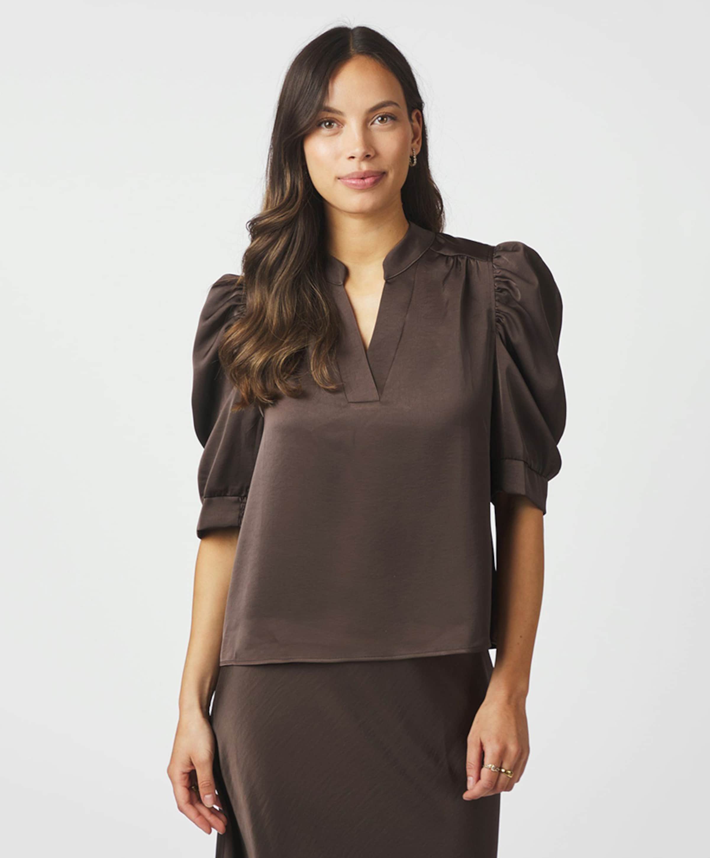Neo Noir Dames blouse bruin