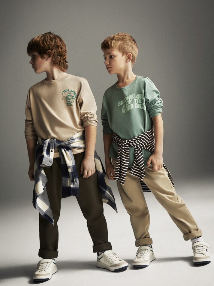Pacote com 2 camisetas estampadas - Verde Pastel