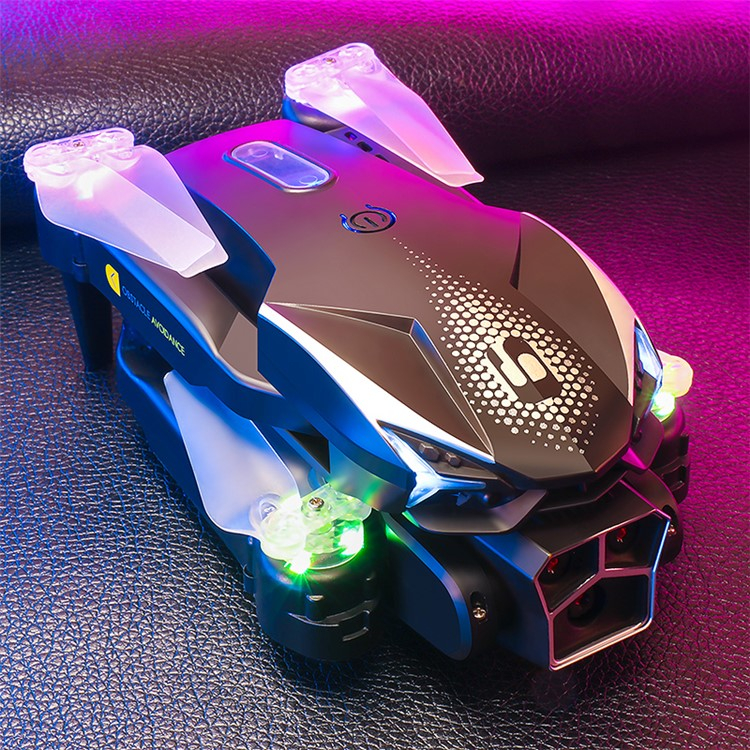 WiFi Faltbare Beleuchtete RC Quadrocopter GPS LED Drohne Dual 480P HD Kamera inkl. 2 Akkus   Fernbedienung
