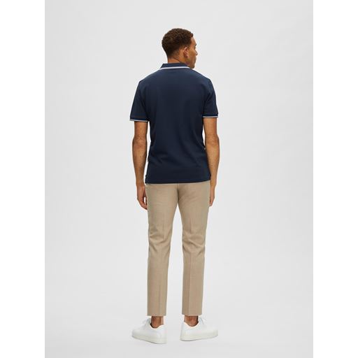 Selected Homme Dante Sport Polo T-shirt, Navy Blazer, S