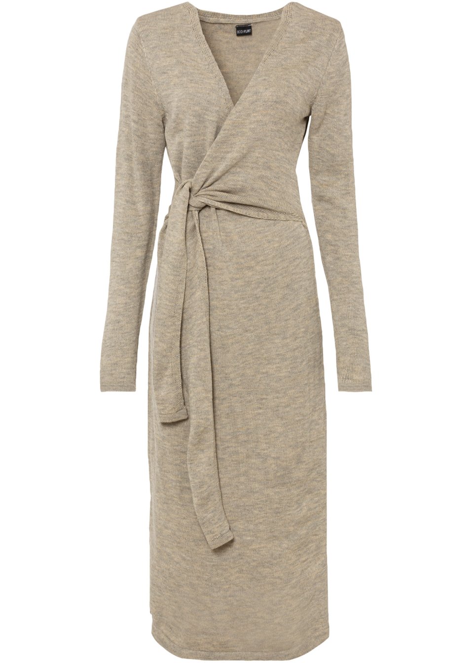 Robe en maille midi