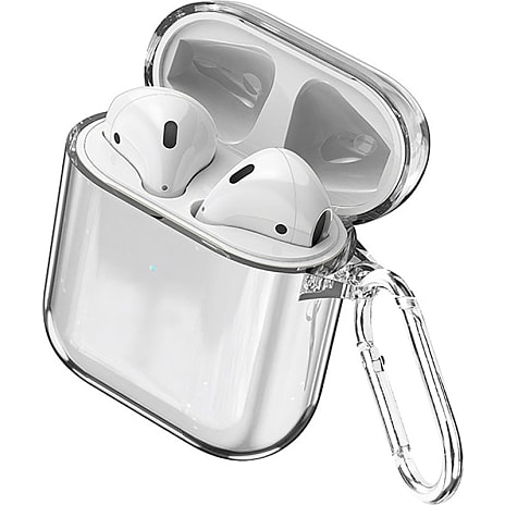 Just In Case etui til Apple AirPods 1/2 - gennemsigtig