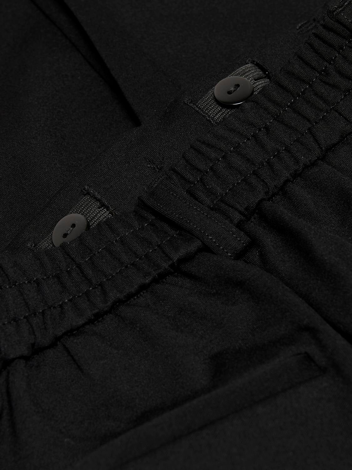 KOGPOPTRASH Normal geschnitten Klassische Hose Black