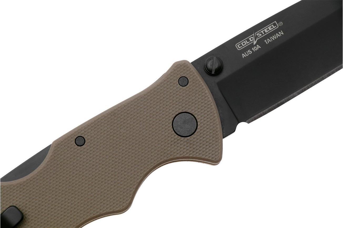 Cold Steel Verdict Tanto FL-C3T10AFDE, DLC AUS10A, Coyote G10, zakmes