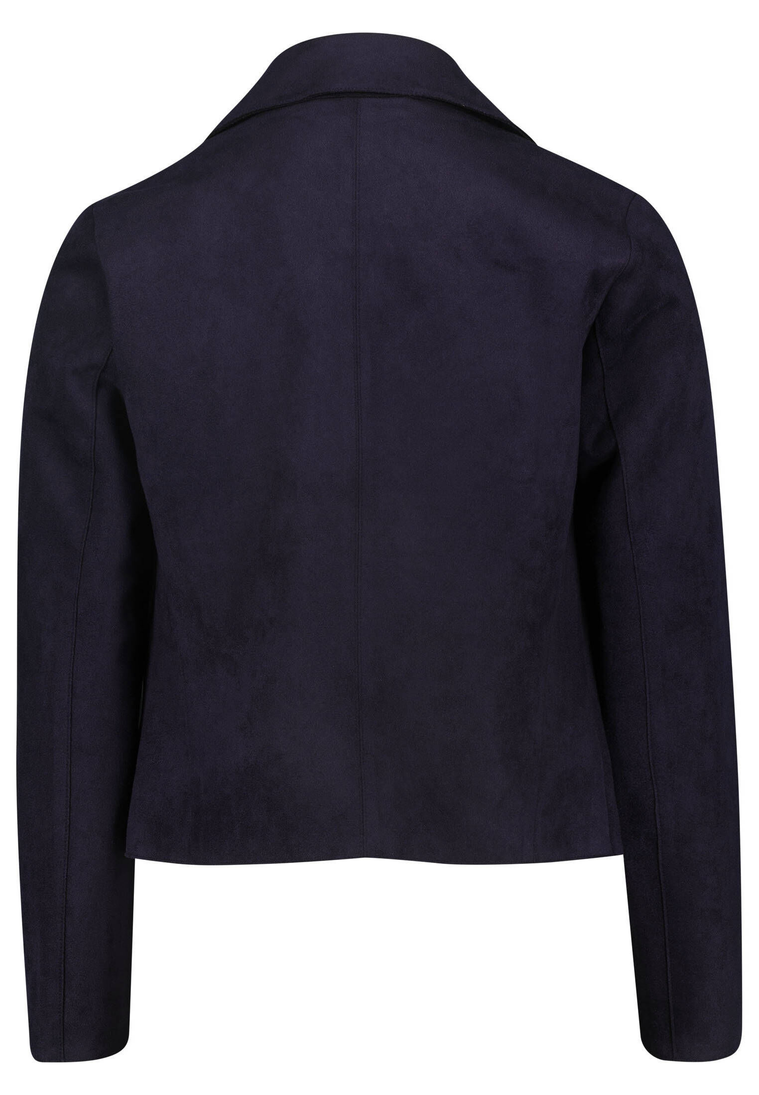 zero| Damen Blazer in Lederoptik
