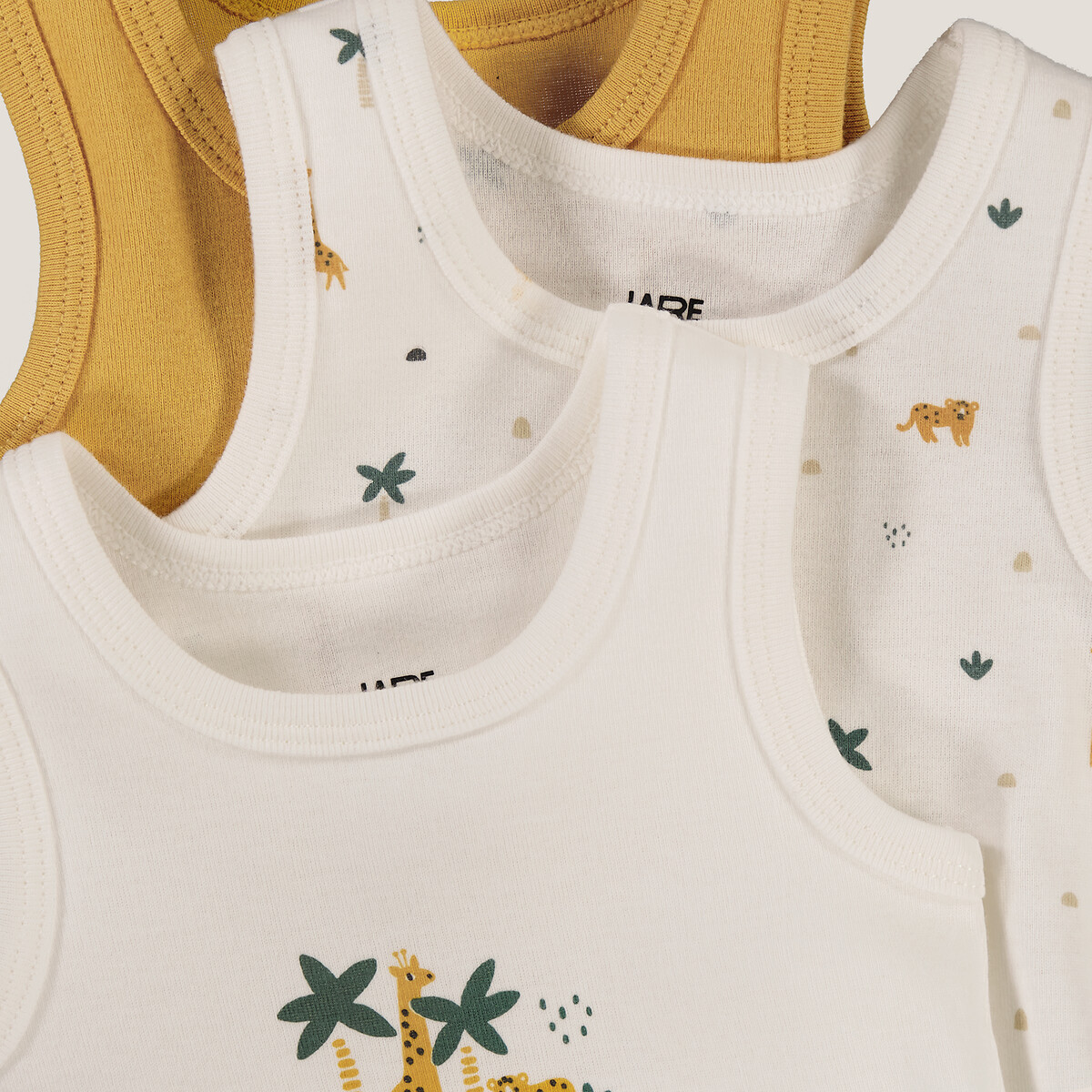 COLEÇÃO LA REDOUTE<br>Conjunto de 3 bodies sem mangas