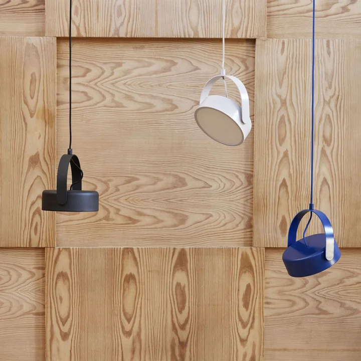 Hübsch Interior - Stage Pendelleuchte, hellblau
