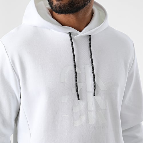 Sweat Capuche Graphic Triple Logo 9713 Blanc