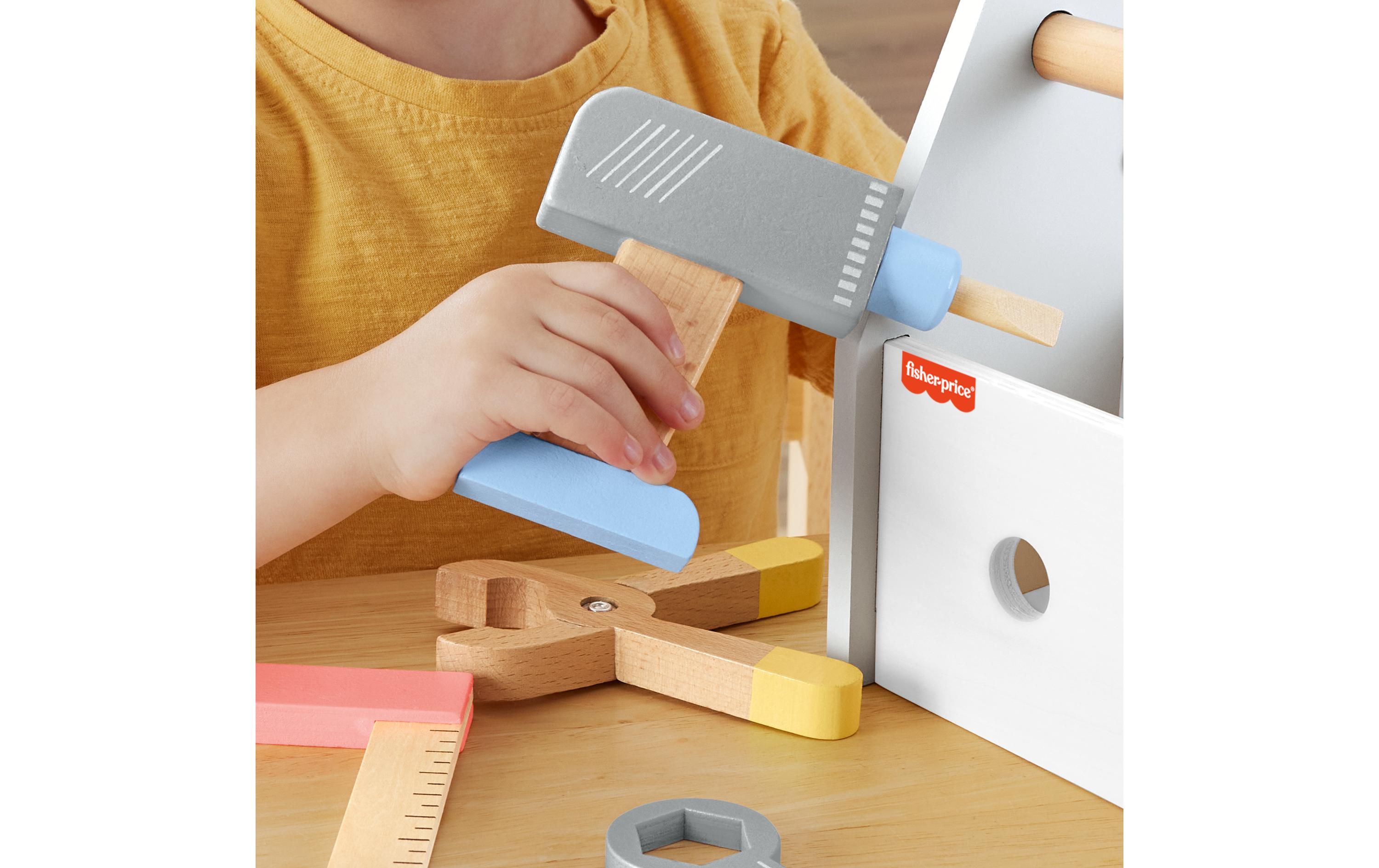 Holz-WerkzeugkastenHandwerker-Spielset für Kinder