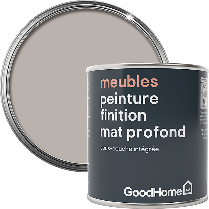 Peinture de rénovation meubles GoodHome beige Arica mat profond 125ml