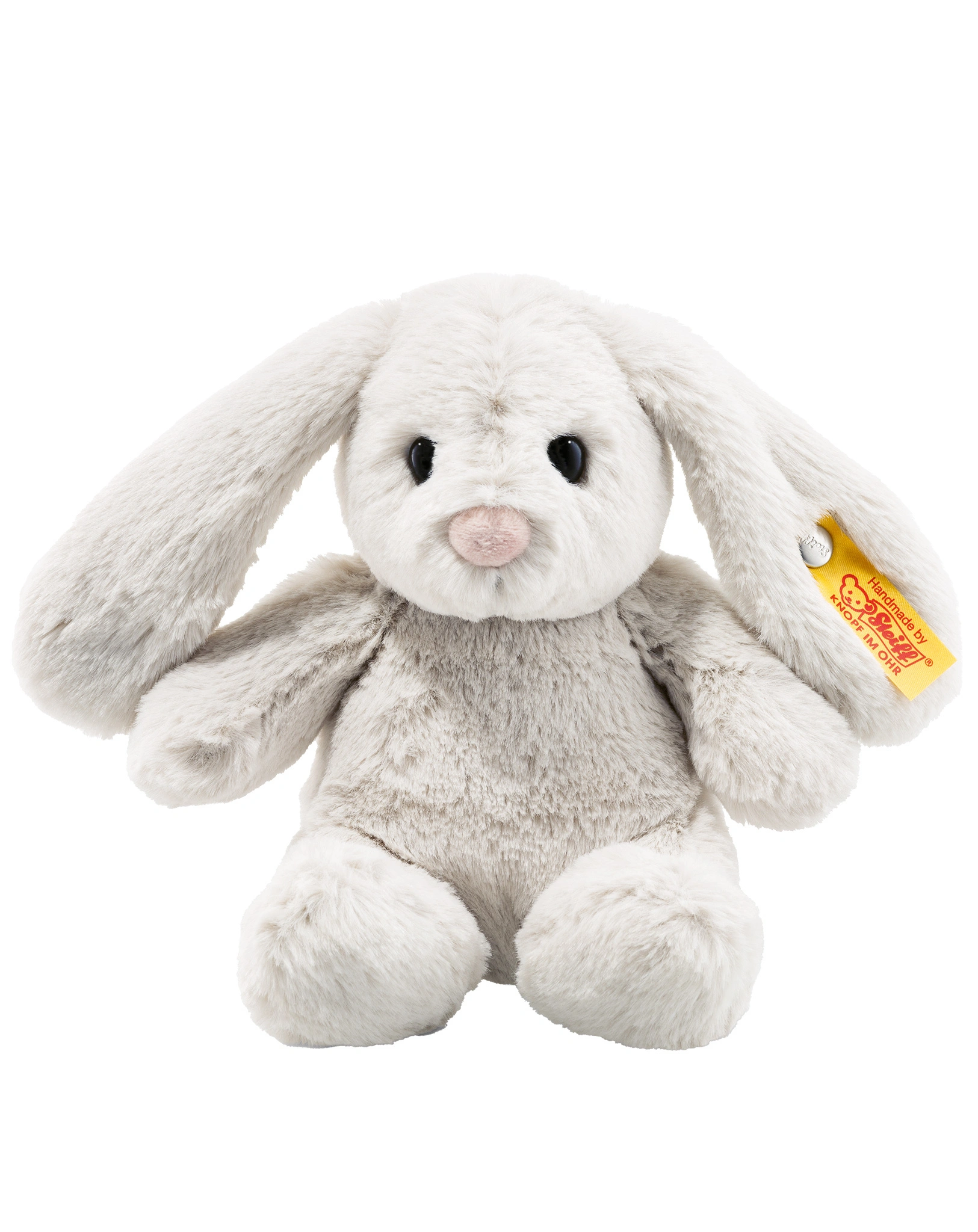 Kuscheltier HOPPIE HASE (18cm) in hellgrau