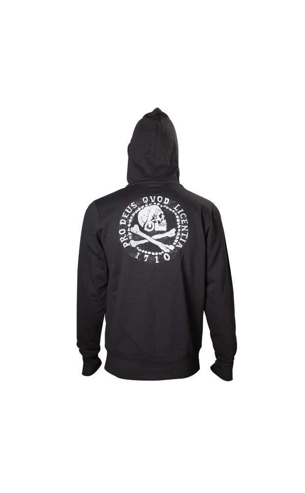 Uncharted 4 Hoodie Totenkopf XL schwarz