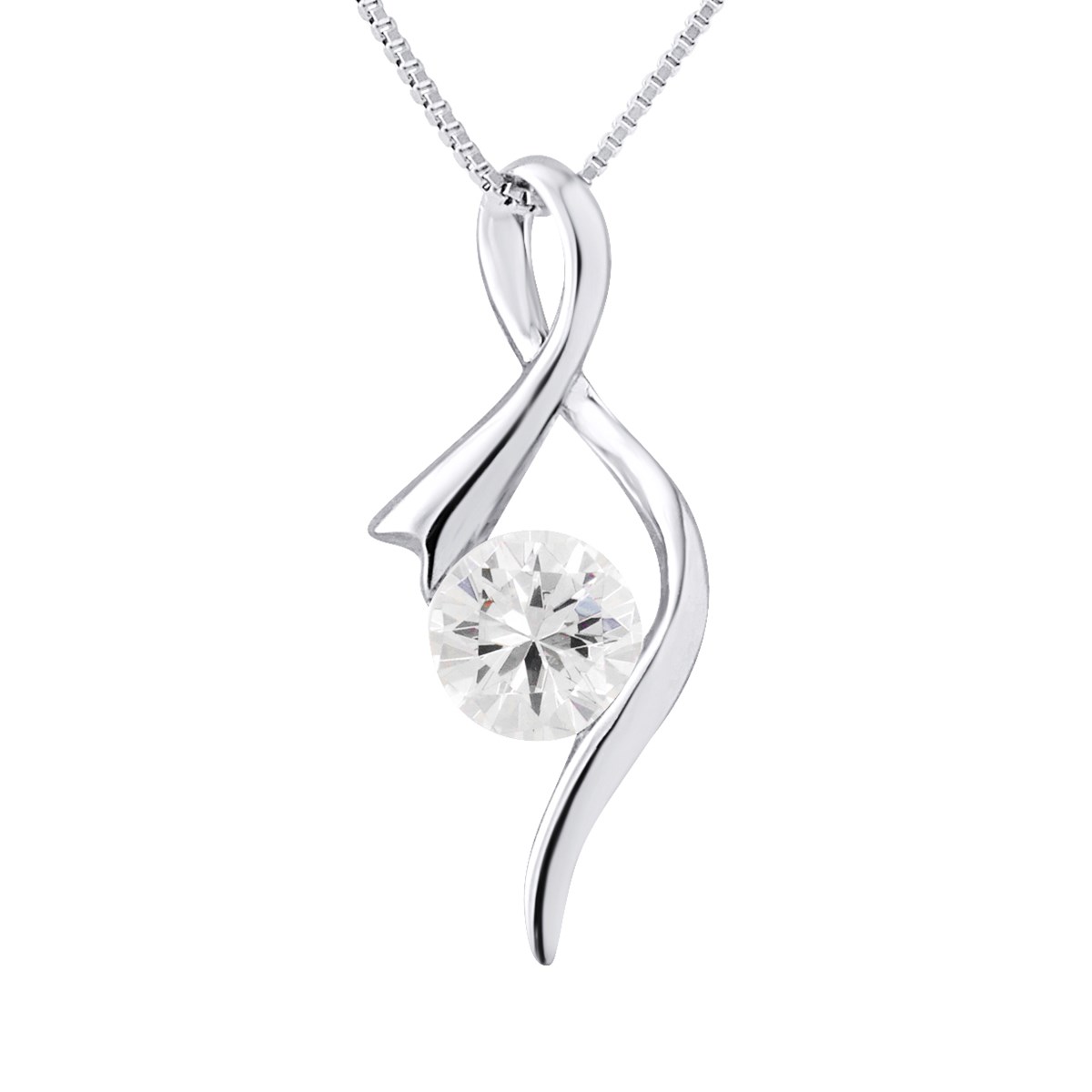 Pendentif FANTAISIE - Oxyde de zirconium - Argent 925