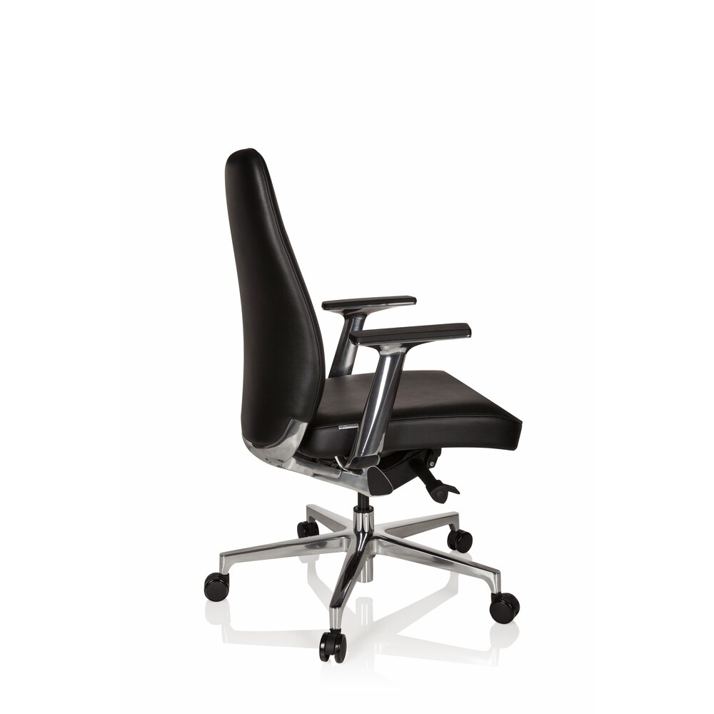 Luxus Chefsessel VERMONT Leder mit Armlehnen hjh OFFICE