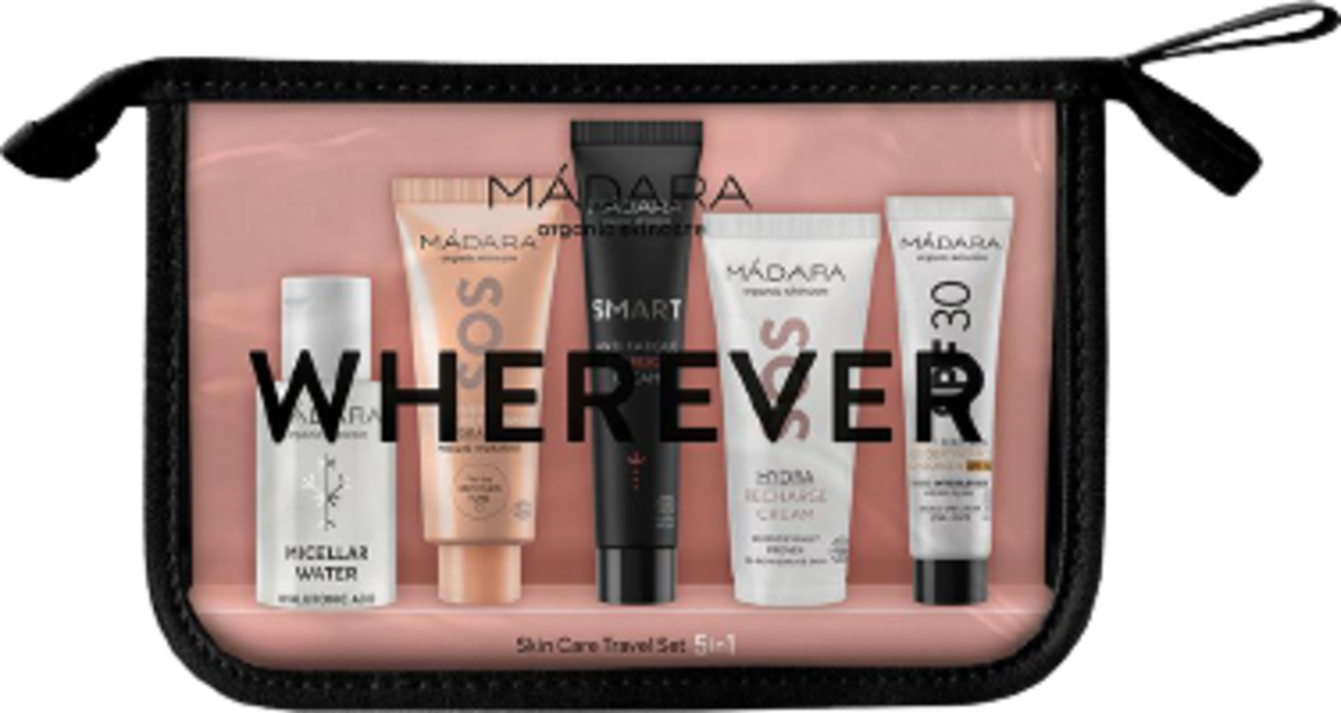 MÁDARA Organic Skincare  Wherever Travel Set 5-in-1