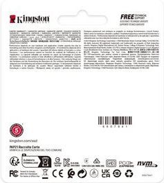 Kingston Technology NV3 1 TB PCI Express 4.0 3D NAND