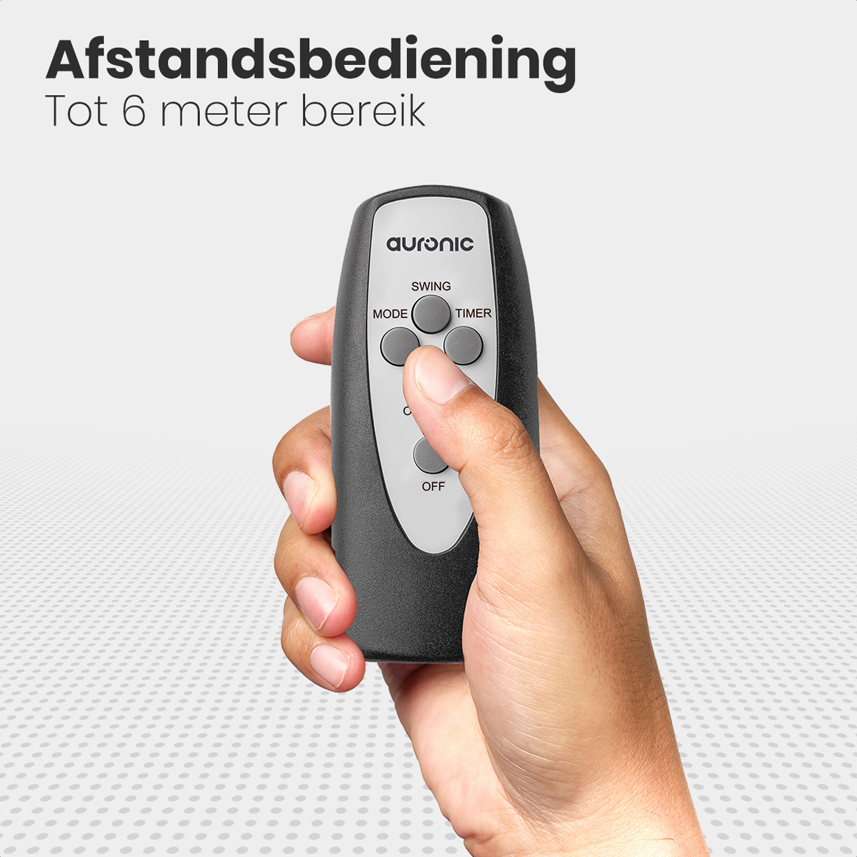 Auronic statiefventilator met afstandsbediening - White