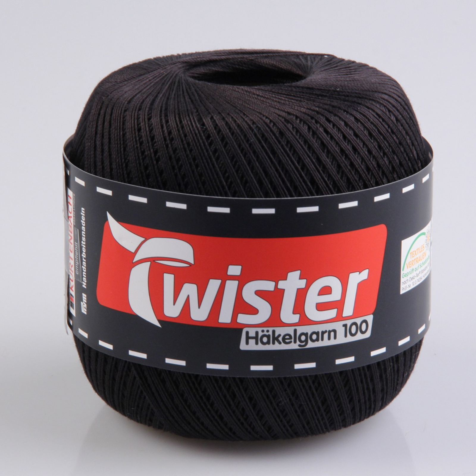 Häkelgarn TWISTER - schwarz - 100g
