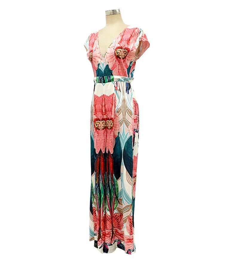 Grizelda - Mouwloze jumpsuit met print