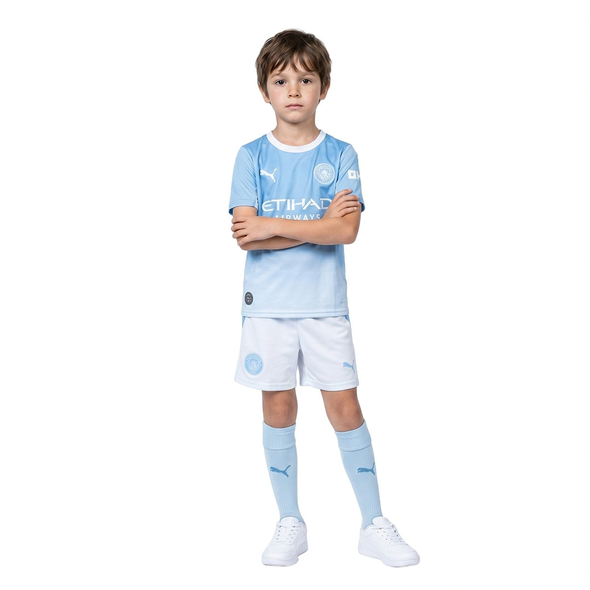 Conjunto Puma Manchester City Primeiro equipamento 2026-2027 Criança