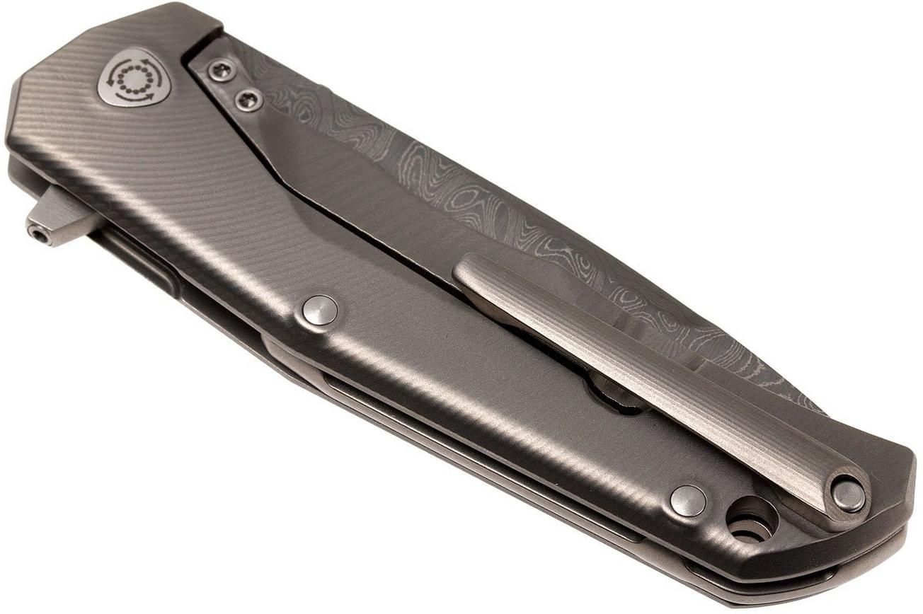 LionSteel TRE DR GY Titanium, Raindrop-damast