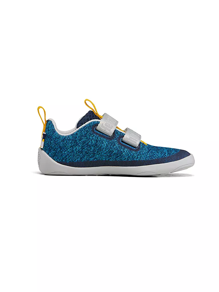 AFFENZAHN Kinder Barfußschuhe KNIT HAPPY Pinguin blau
