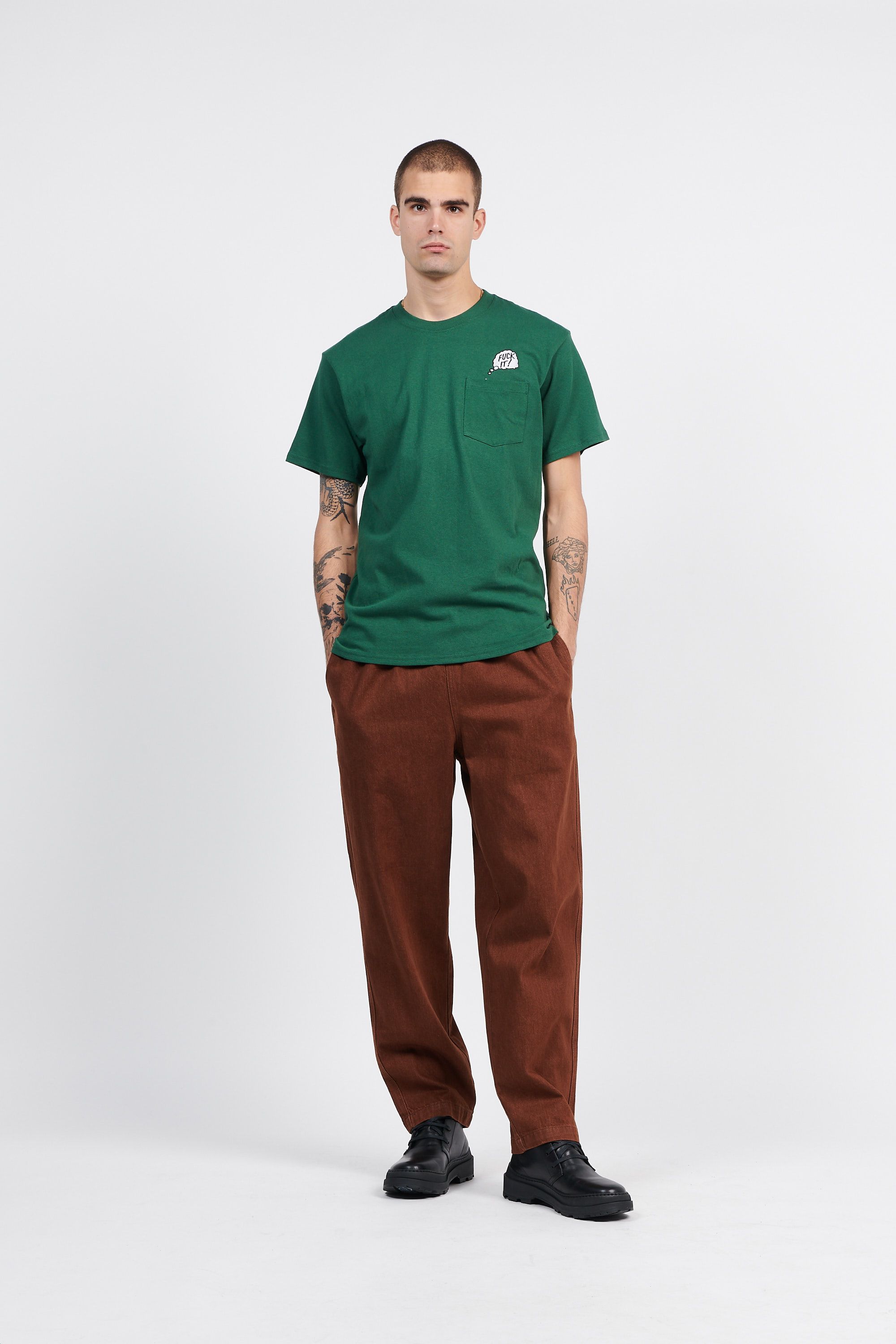HUF T-SHIRT IN THE POCKET Vert