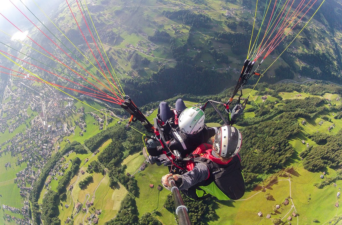 Gleitschirm Tandemflug Schruns