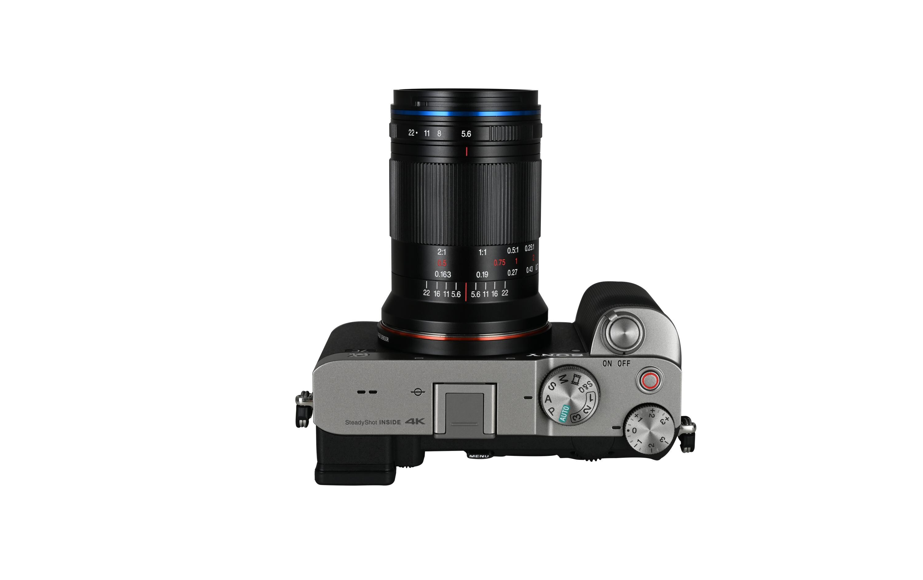 Festbrennweite 85 mm F/5.6 2X APO – Sony E-Mount<br>Leichtes Makroobjektiv für Vollformat Kameras