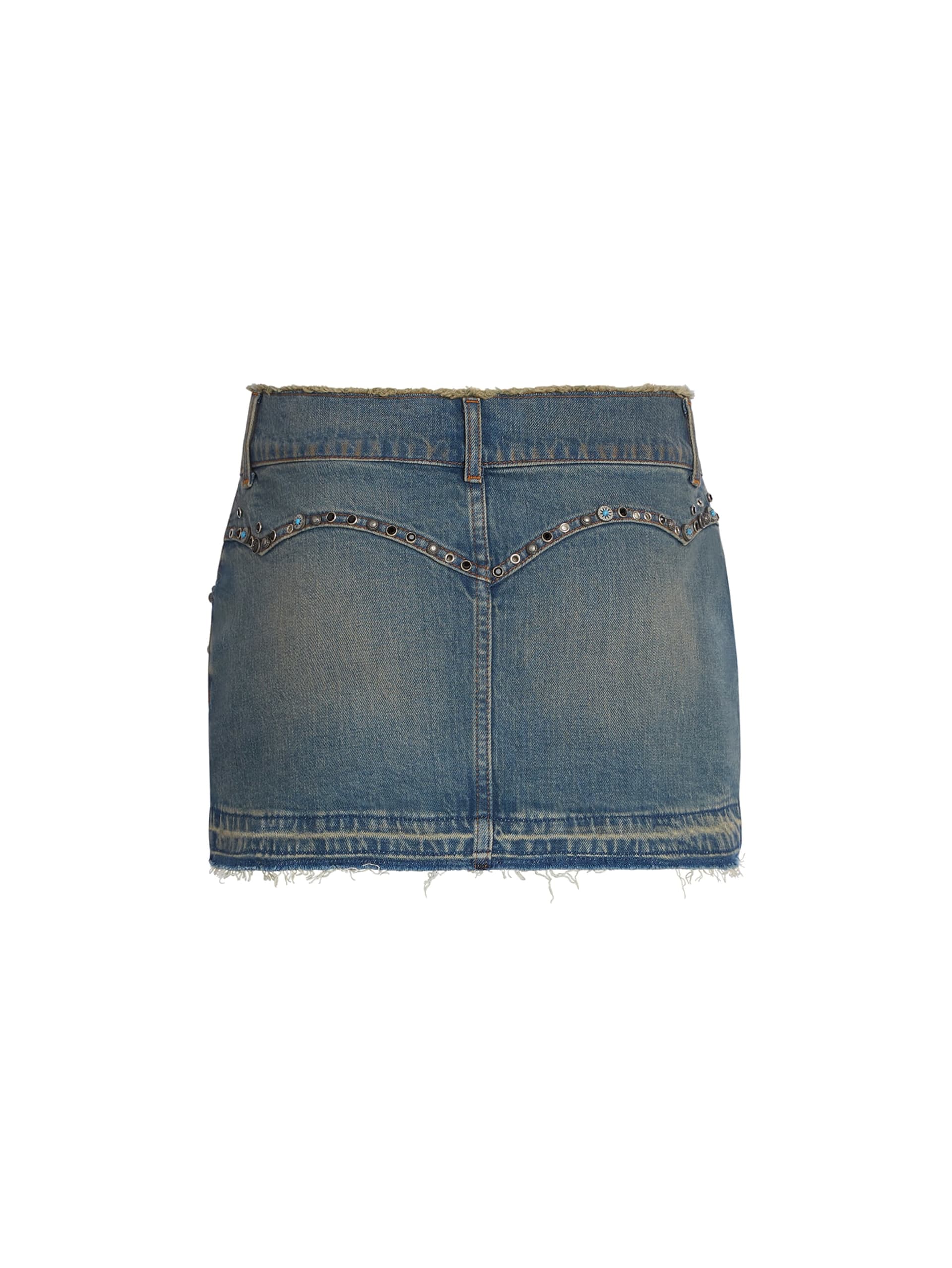 saia jeans estilo western