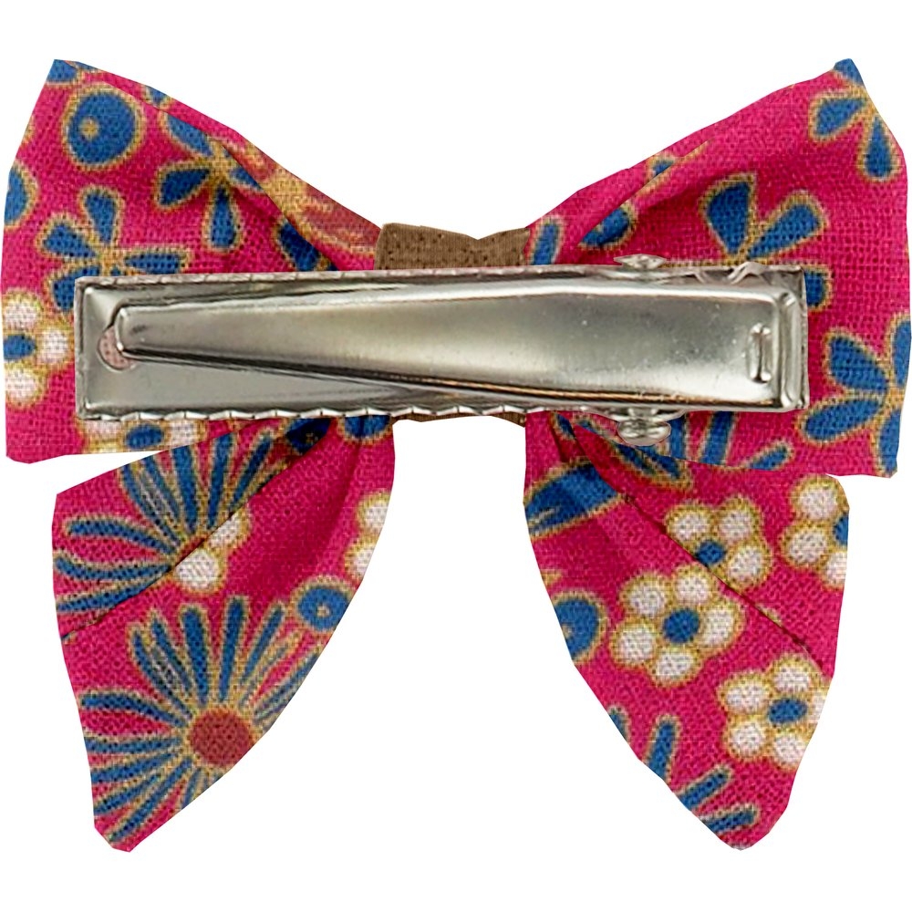 Barrette Mini Noeud Papillon Badiane Framboise