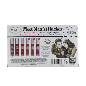 TheBalm Meet Matt(e) Hughes 6 Mini Long Lasting Liquid Lipsticks Kit