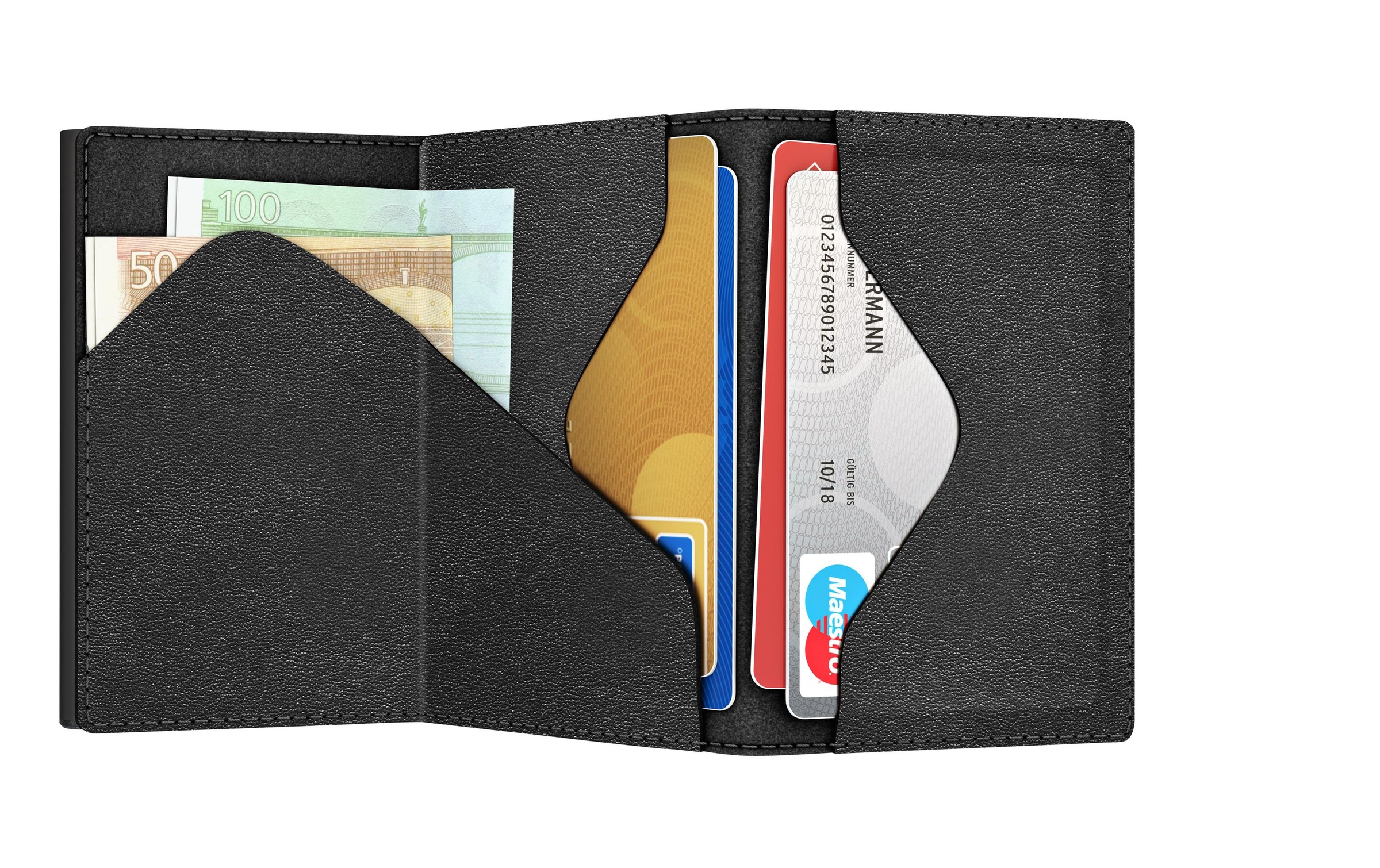 Geldbörse »TRU VIRTU Click & Slide Sleek Wallet Nappa«