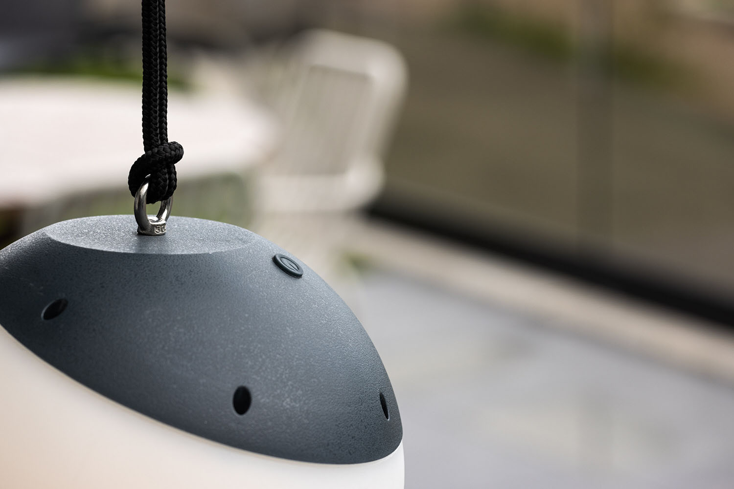Buitenlamp Dusk - ø 20cm - Zwart