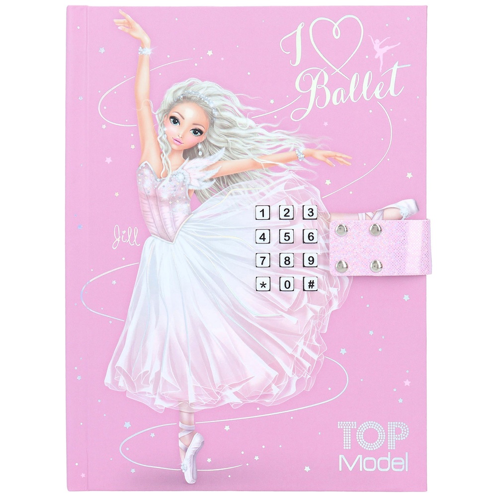 TOPModel Ballett-Tagebuch mit Sperrcode und Ton