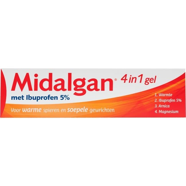 Midalgan 4in1 Ibuprofen 5% Gel 100 GR
