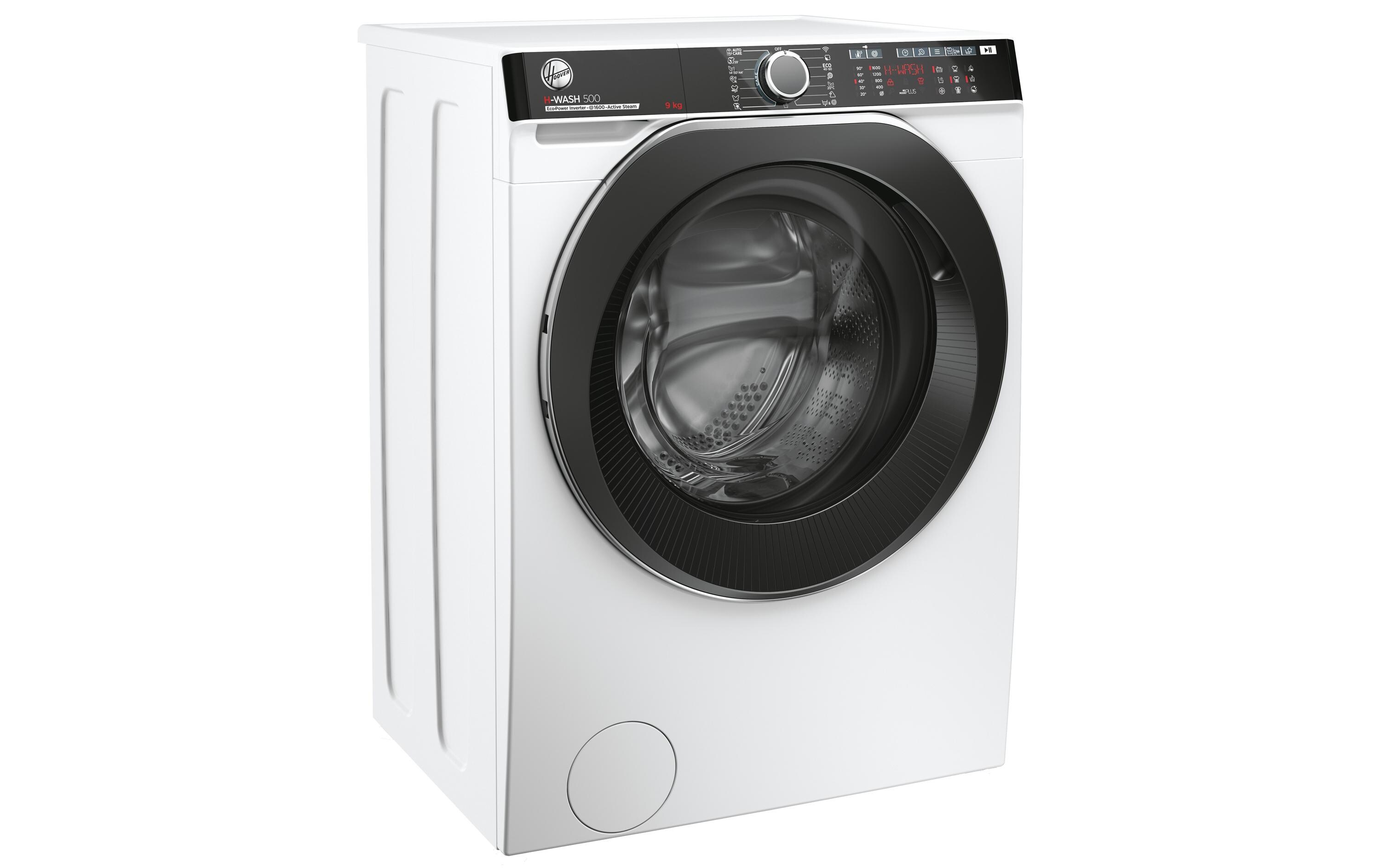 Waschmaschine HWP 69AMBC/1-S Links<br>Frontlader mit 9 kg Ladekapazität
