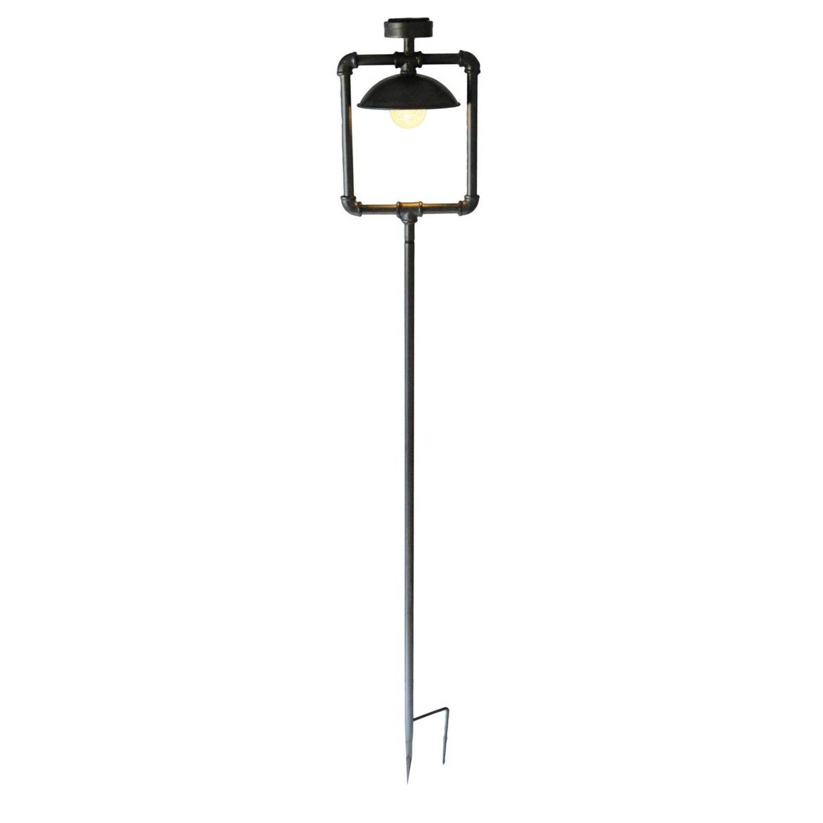 Solar-Leuchte GWENDOLINE - antik-schwarz - 158 cm hoch