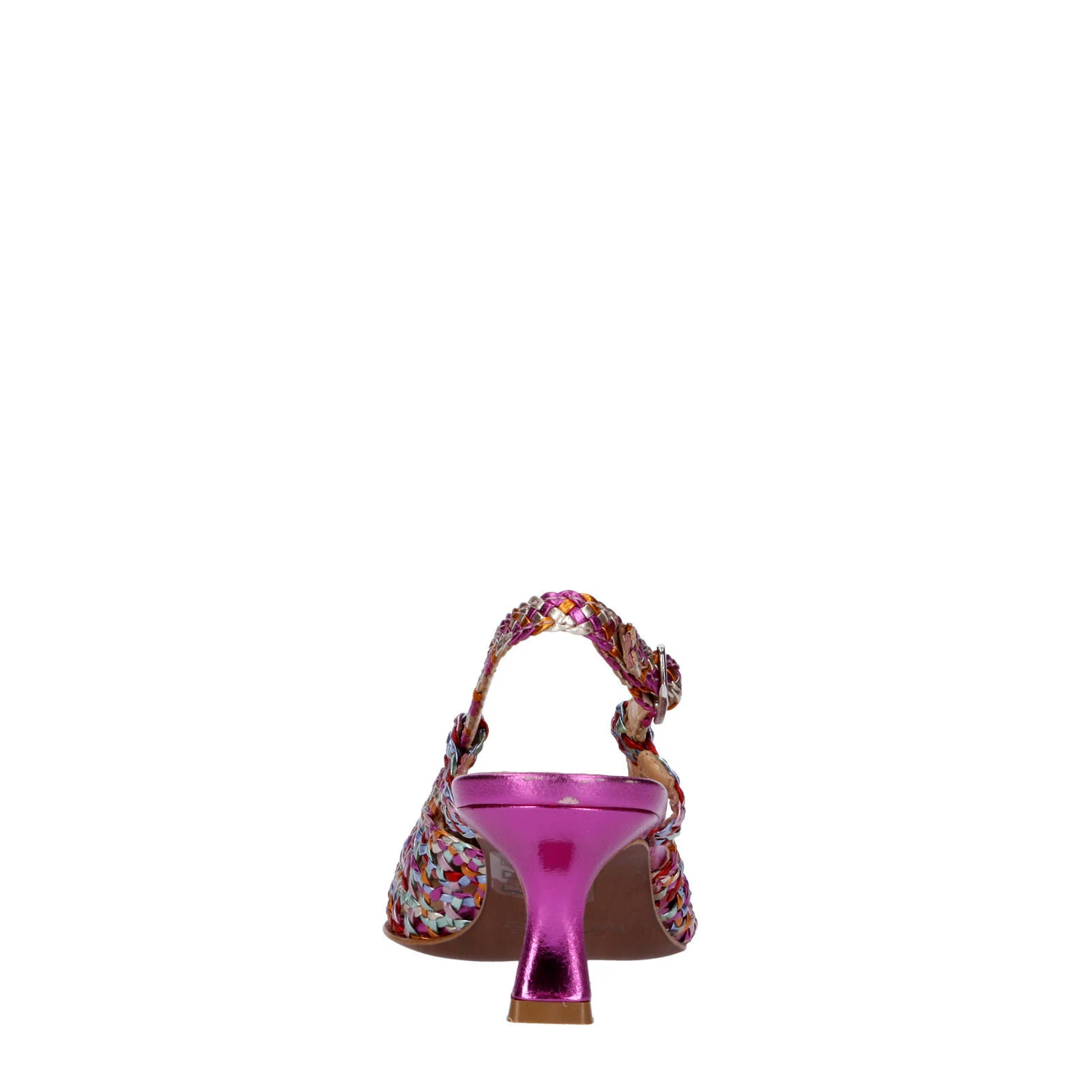 Maripe Valeria 4872  leren slingback pumps roze/multi