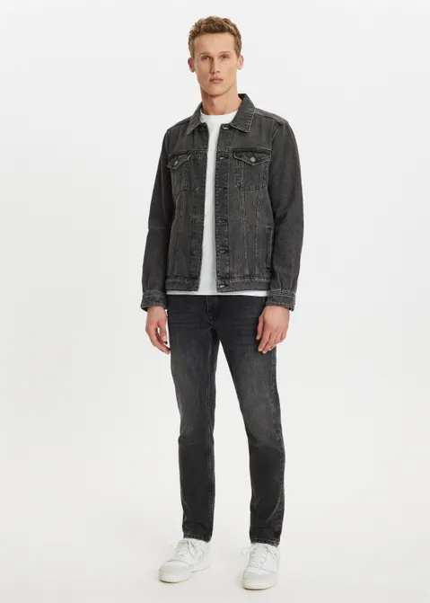 Denim jack zwart (ZW.USED)