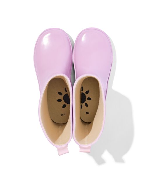 bottes de pluie enfant caoutchouc violet clair violet
